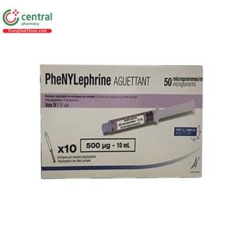 Phenylephrine Aguettant 50 microgrammes/mL