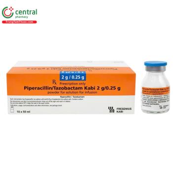 Piperacillin/Tazobactam Kabi 2g/0,25g