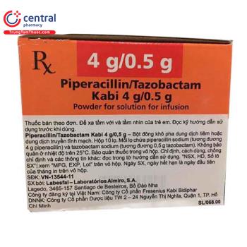 Piperacillin/Tazobactam Kabi 4g/0.5g
