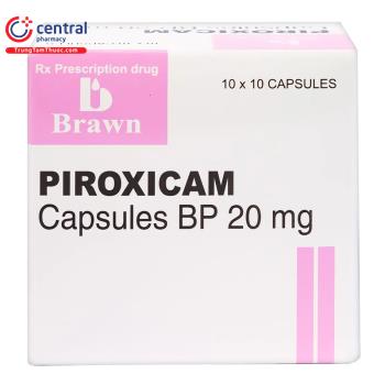 Piroxicam Capsules BP 20mg Brawn 