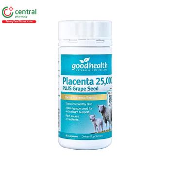 Placenta 25,000 Plus Grape Seed