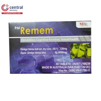 [CHÍNH HÃNG] Thuốc PM Remem: điều trị các bệnh tim mạch, thần kinh