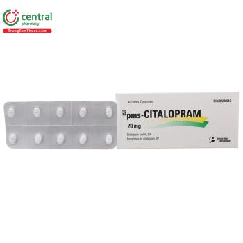 Pms-Citalopram 20mg