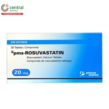 pms-Rosuvastatin 20mg