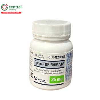 Pms-Topiramate 25mg