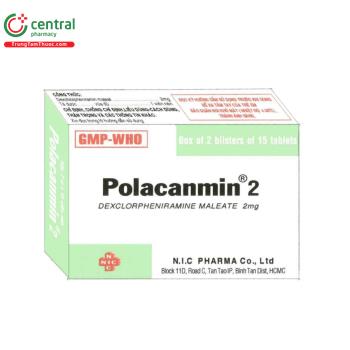 Polacanmin 2mg (Viên nén)