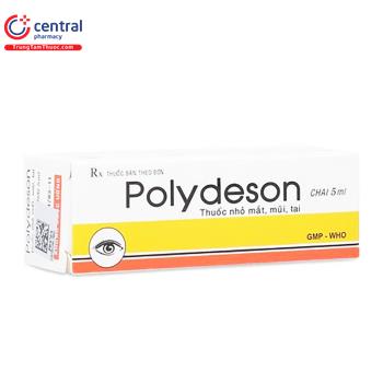 [CHÍNH HÃNG] Thuốc nhỏ mắt, mũi, tai Polydeson 5ml - điều trị nhiễm khuẩn