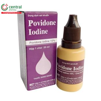 Povidone Iodine 10% 20ml FT Pharma