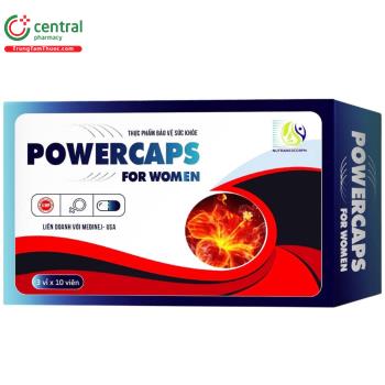 Thuốc Powercaps For Women - Giảm triệu chứng do giảm nội tiết tố nữ