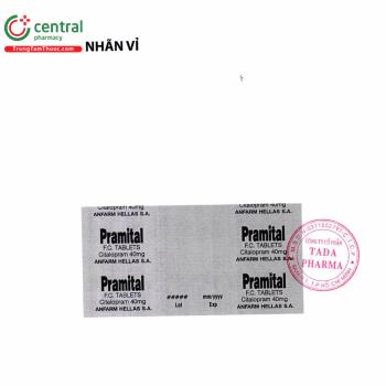 Thuốc Pramital 40mg điều trị cơn trầm cảm giai đoạn đầu, chóng tái phát