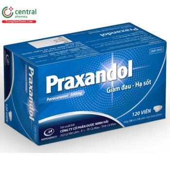 Praxandol 500mg (Hộp 120 viên)