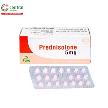 Prednisolone 5mg T.V Pharma (viên nén tròn)