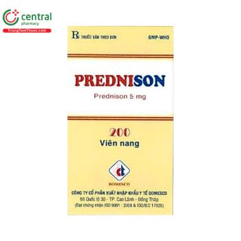 Prednison 5mg Domesco (Viên nang)