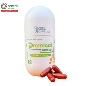 Thuốc Premical softcap bổ sung calci, vitamin D3, collagen peptides