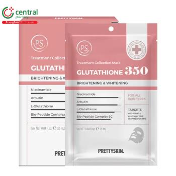 Prettyskin Treatment Collection Mask Glutathione 350 (màu hồng)