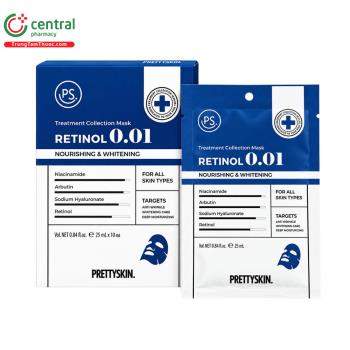 Prettyskin Treatment Collection Mask Retinol 0.01