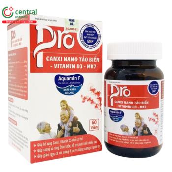 Pro Canxi Nano tảo biển - Vitamin D3 - MK7