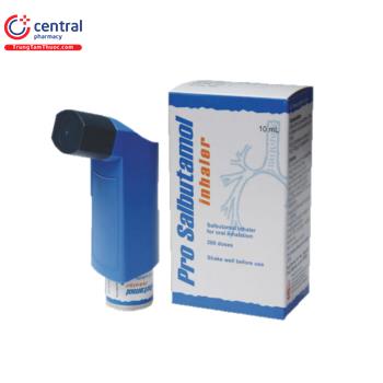 Thuốc Pro Salbutamol Inhaler: Điều trị triệu chứng của hen phế quản