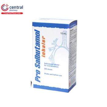 Thuốc Pro Salbutamol Inhaler: Điều trị triệu chứng của hen phế quản