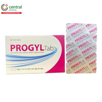 Viên đặt Progyl Tab điều trị tình trạng nhiễm nấm, viêm âm đạo