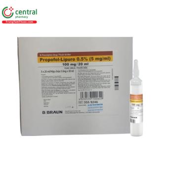 Propofol-Lipuro 0.5% (5mg/ml)