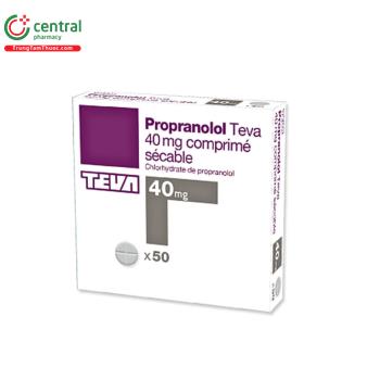 Propranolol Teva 40mg