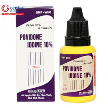 PVP Iodine 10% 20ml PhaPharco