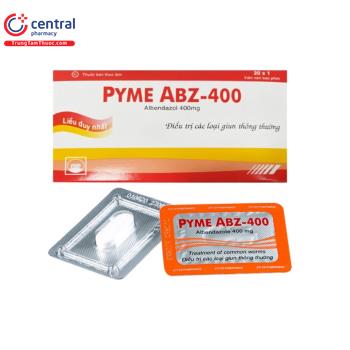 Thuốc Pyme ABZ-400: Điều trị hiệu quả các loại giun thông thường