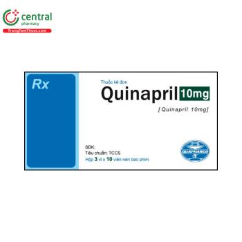 Quinapril 10mg Quapharco
