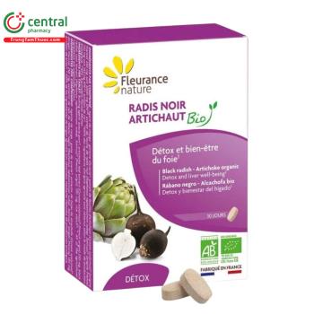 Radis Noir Artichaut Fleurance Nature