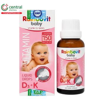 Rainbovit Baby Vitamin D3+K