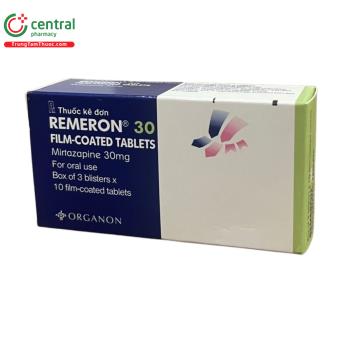 Thuốc Remeron 30mg - Thuốc chỉ định trong điều trị trầm cảm