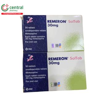 Thuốc Remeron Soltab 30 mg - Điều trị giai đoạn trầm cảm chủ yếu