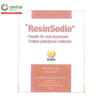 Thuốc Resinsodio 99.75% điều trị tăng kali máu do vô niệu hoặc bí tiểu nặng
