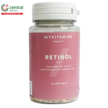 Retinol Myvitamins Beauty (Lọ 30 viên nang) 