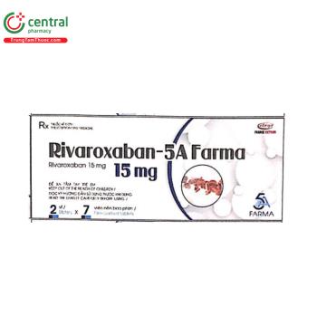 Rivaroxaban-5A Farma 15mg 