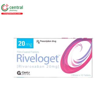 Riveloget tablets 20mg