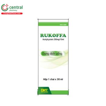 Thuốc Rukoffa 200mg/10ml - Tiêu nhầy trong các rối loạn hô hấp