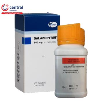 Salazopyrin 500mg (lọ)