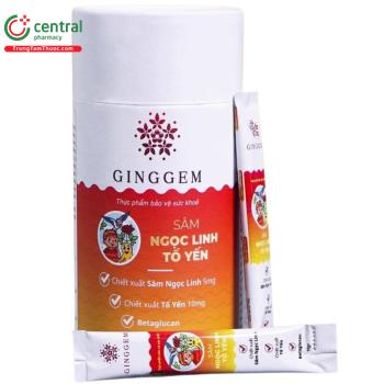 Sâm Ngọc Linh Tổ Yến Ginggem (Lọ)