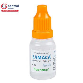 Thuốc nhỏ mắt Samaca điều trị rối loạn biểu mô giác mạc - kết mạc