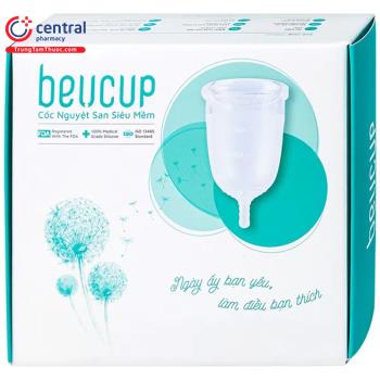 CỐC NGUYỆT SAN INACUP VỚI CHẤT LIỆU SILICONE Y TẾ KHÁNG KHUẨN HIỆU QUẢ