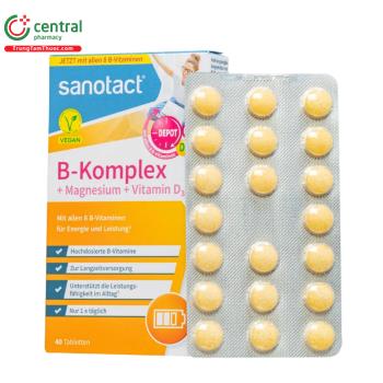 Sanotact B-Komplex + Magnesium + Vitamin D3