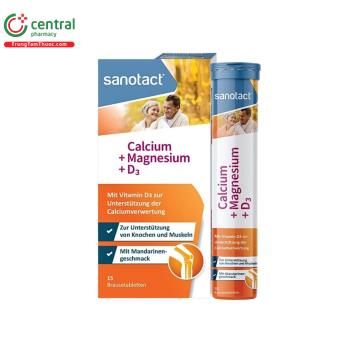 Sanotact Calcium + Magnesium + D3 Brausetabletten