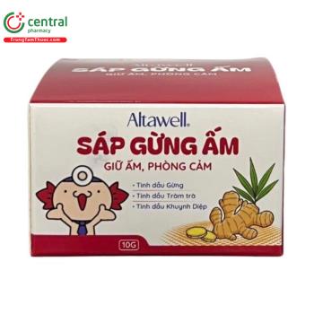 Sáp Gừng Ấm Altawell 