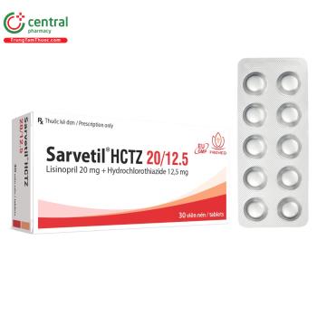 Sarvetil HCTZ 20/12.5