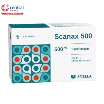 Thuốc Scanax 500 (Ciprofloxacin 500mg) điều trị bệnh nhiễm khuẩn nặng
