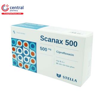 Thuốc Scanax 500 (Ciprofloxacin 500mg) điều trị bệnh nhiễm khuẩn nặng