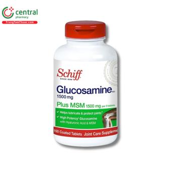 Schiff Glucosamine 1500mg Plus MSM 1500mg (lọ 150 viên)