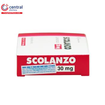 Thuốc điều trị viêm loét dạ dày Scolanzo 30mg: tác dụng - liều dùng